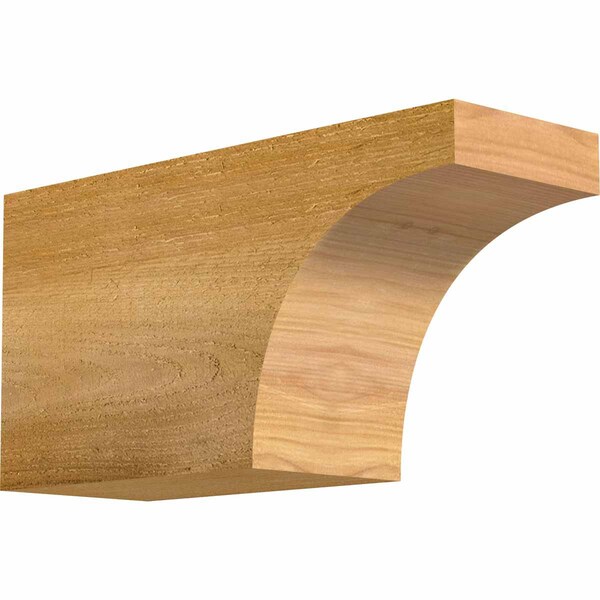 Ekena Millwork Huntington Rough Sawn Rafter Tail, Western Red Cedar, 4"W x 6"H x 12"L RFT04X06X12HUN00RWR - main